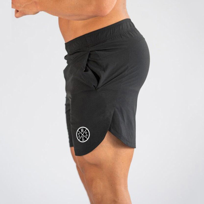 Muscle Wear Polyester Gym Shorts