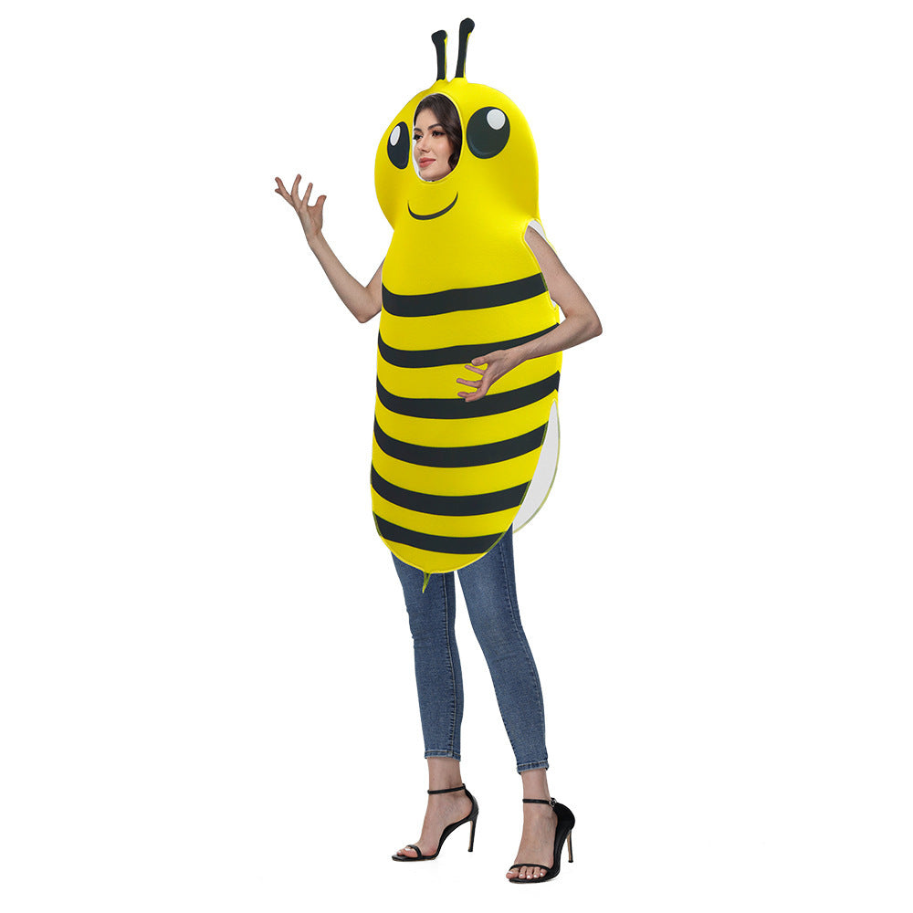 Halloween Sponge Wasp Honeycomb Printing Stage Costume