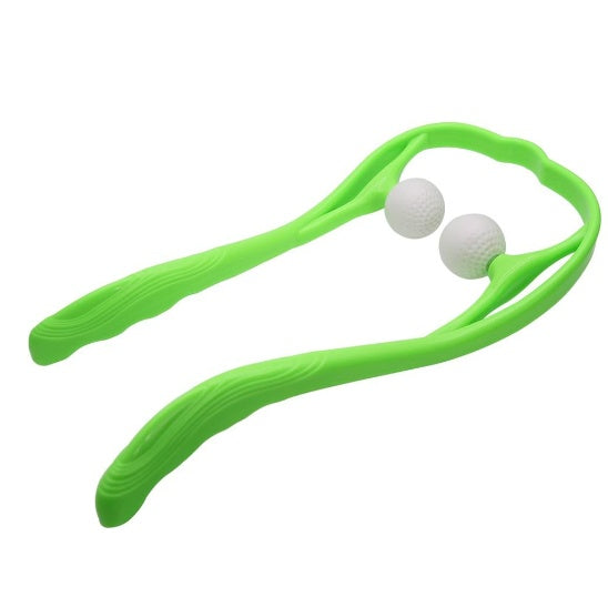 Plastic Neck and Shoulder Pressure Point Massage Roller for Trigger Point Relief