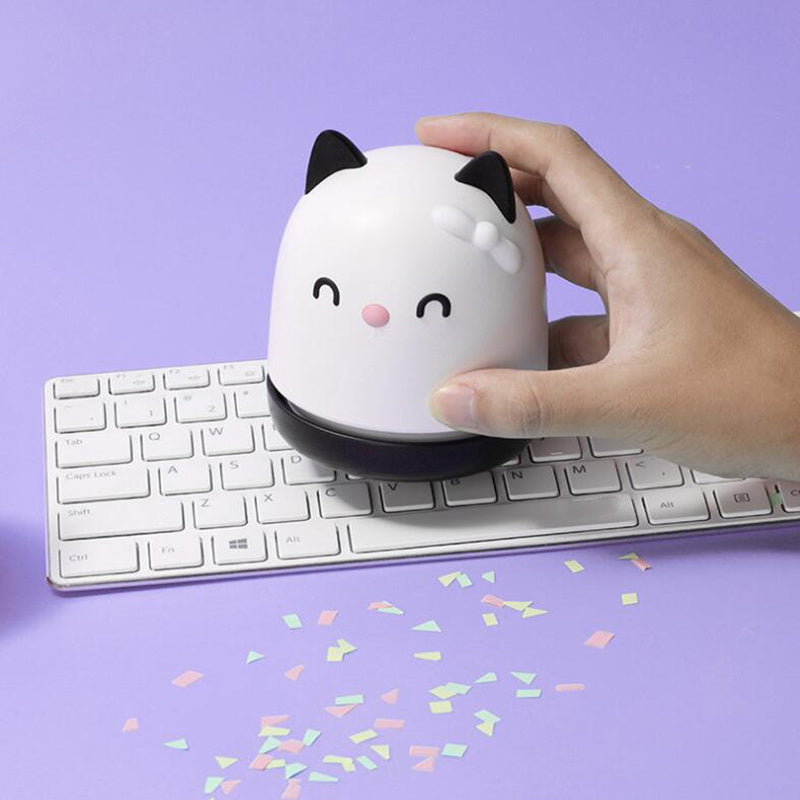 Mini Aspirateur de Bureau Chat Portable à Main Gomme à Succion Bureau Étudiant