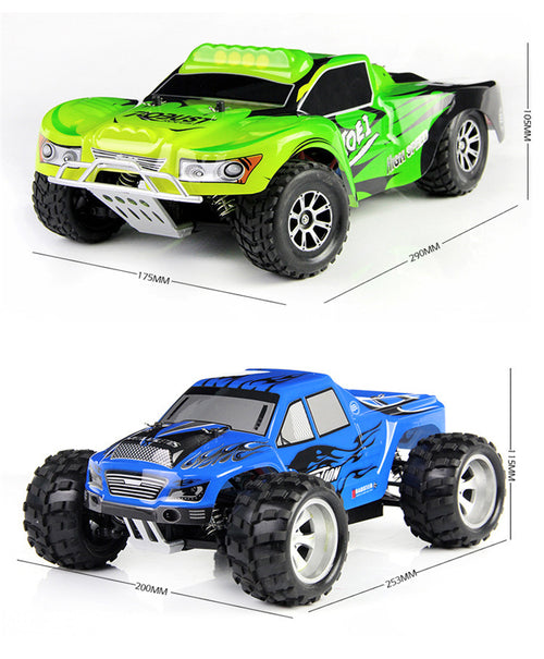 Voiture tout-terrain électrique télécommandée à grande vitesse, échelle 1:18