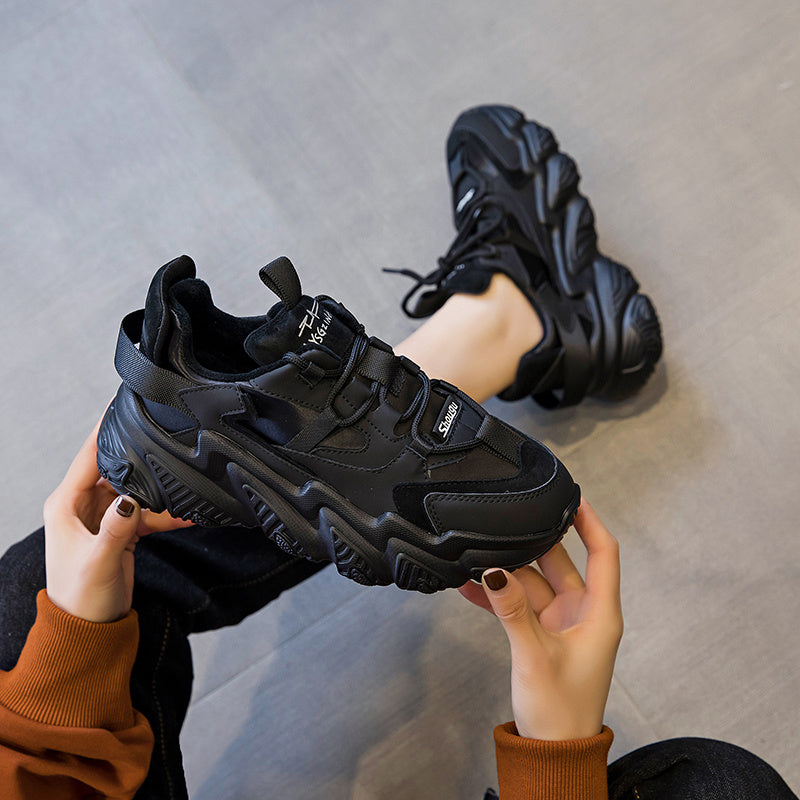 Chaussures de sport polyvalentes à semelles épaisses pour femme