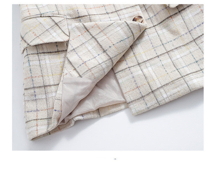 Large Plaid Fashion Trend Casual Suit Jacket