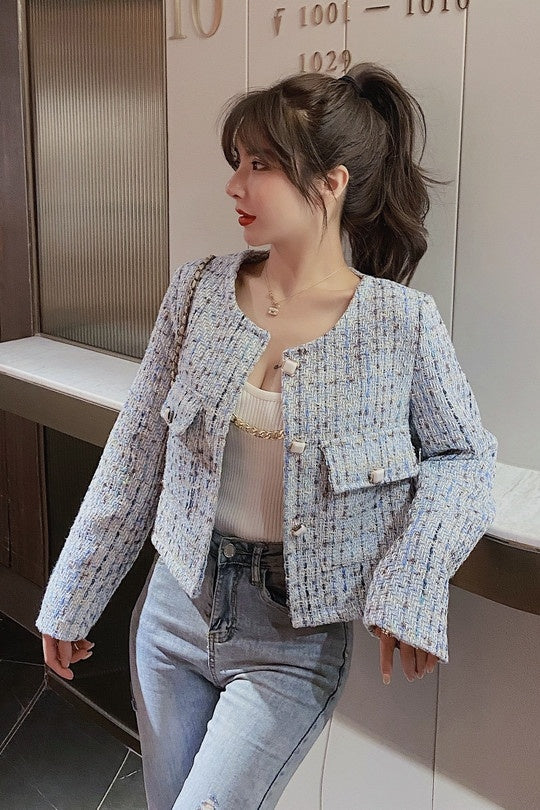 Women's Tweed Short Coat Jacket