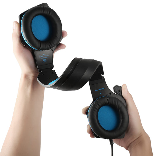 RGB Wired Head-Mounted Gaming Headset With Wheat Microphone