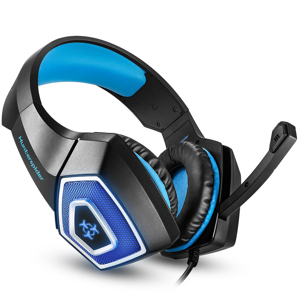 RGB Wired Head-Mounted Gaming Headset With Wheat Microphone