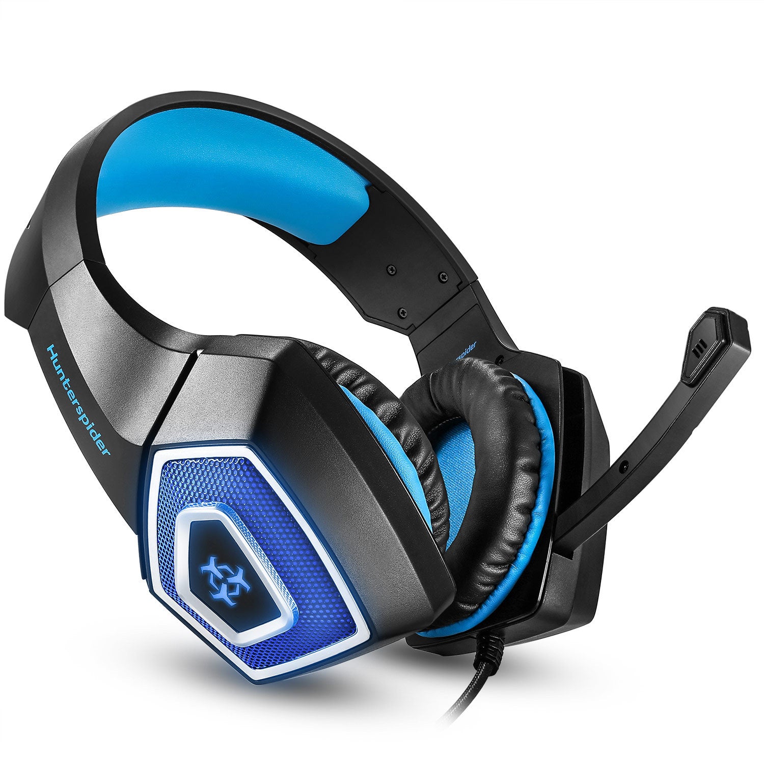 RGB Wired Head-Mounted Gaming Headset With Wheat Microphone