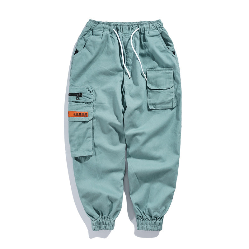 Loose Street Hip Hop Cotton Nine-Point Harlan Pants