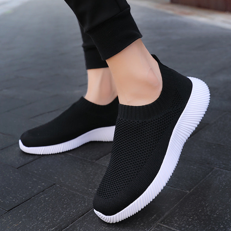 Sports Shoes All Match One Step Lazy Shoes Breathable Socks Shoes