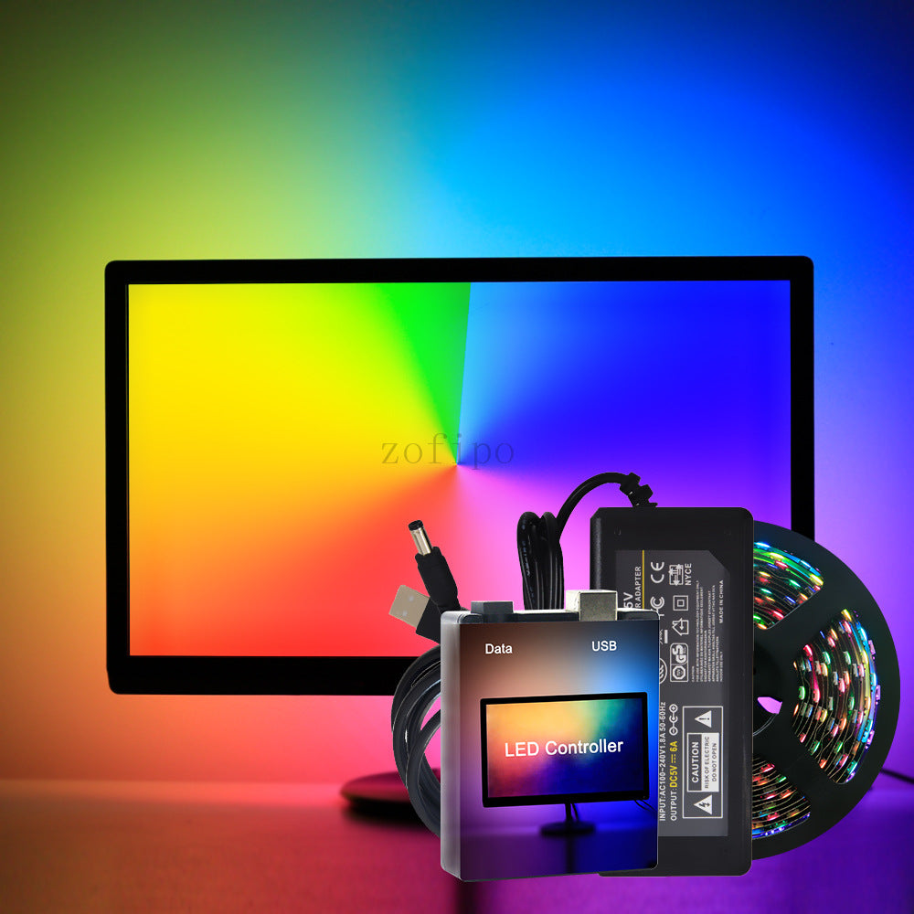 RGB Symphony LED Monitor Streamer Light Bar - 1m to 5m Sets