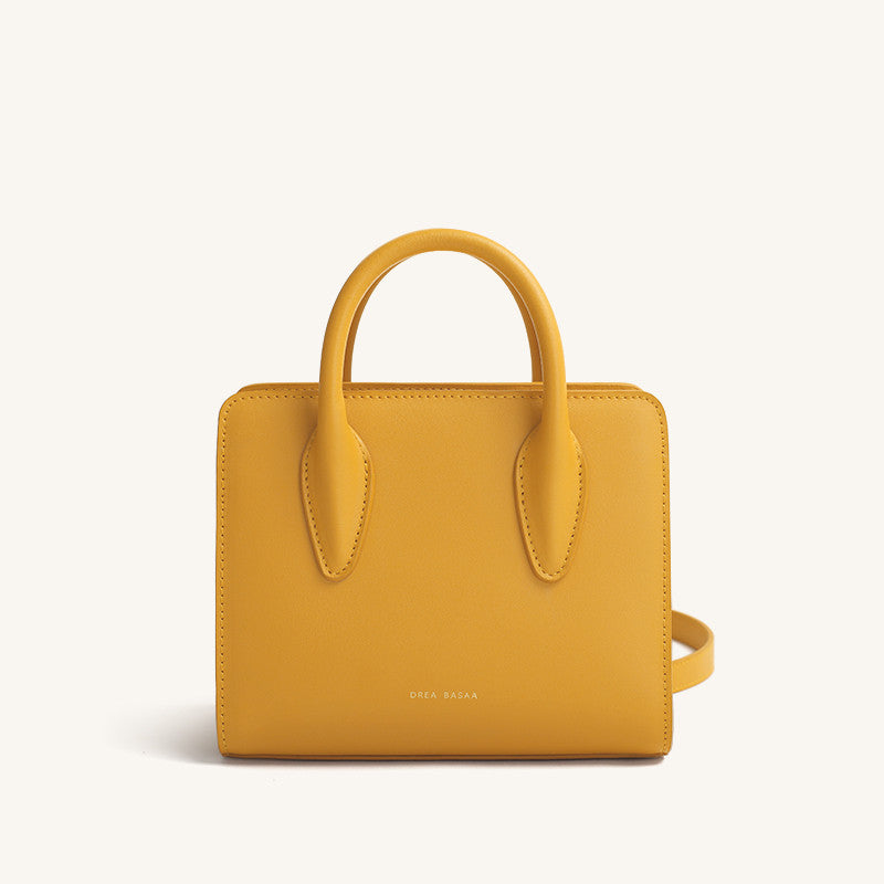 Sac Messenger en Cuir de Vachette, Petit, Carré, à Bandoulière Unique, pour Pendulaire