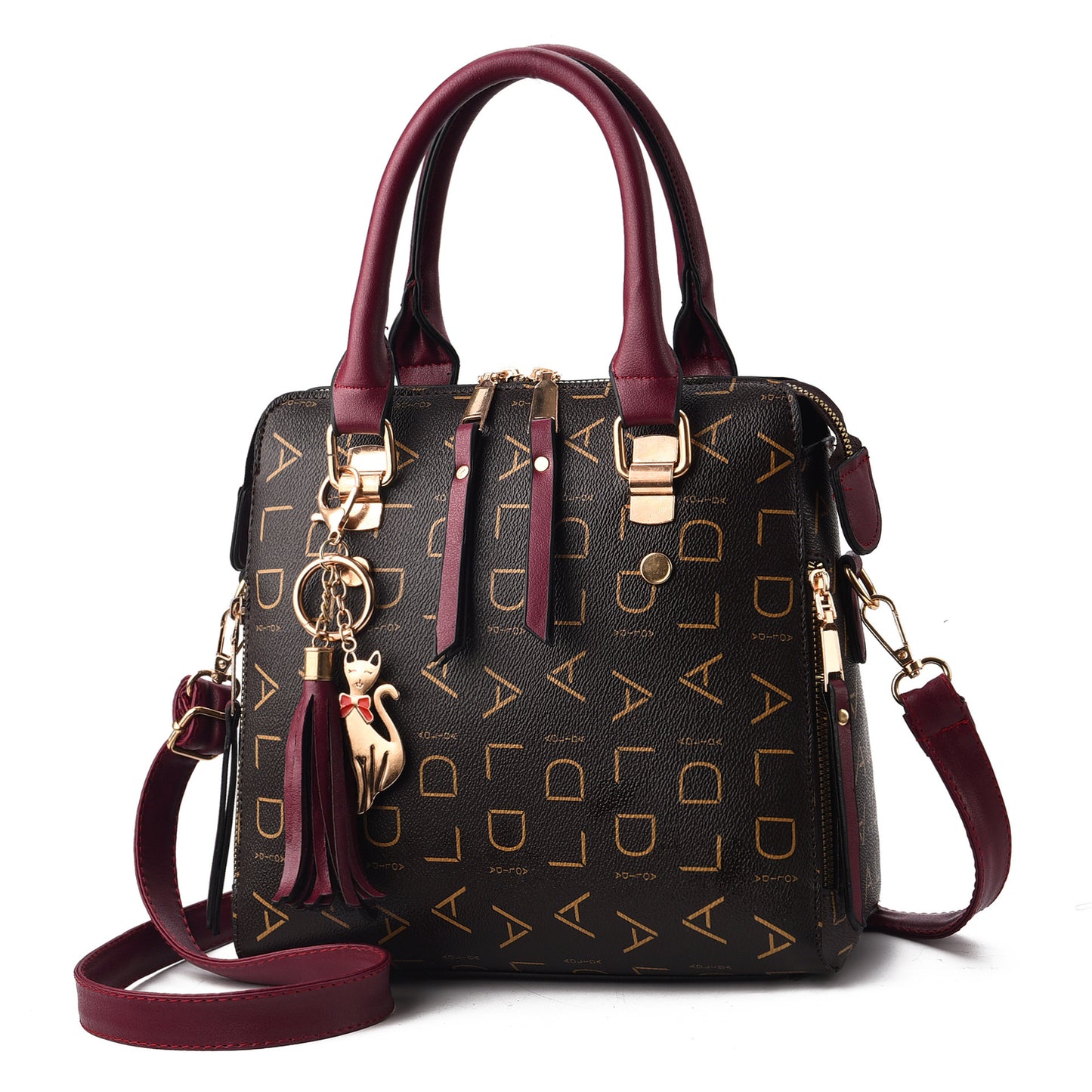 Large Capacity PU Leather Handbag Cross Bag