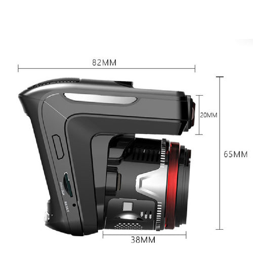 HD Car Dash Cam DVR with Laser Speed Detector, G-Sensor & Night Vision