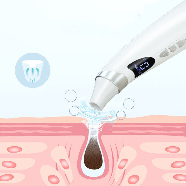 Visual Electric Blackhead Suction Pore Cleaner with 20x Magnification and LED Display Skin Care Tool