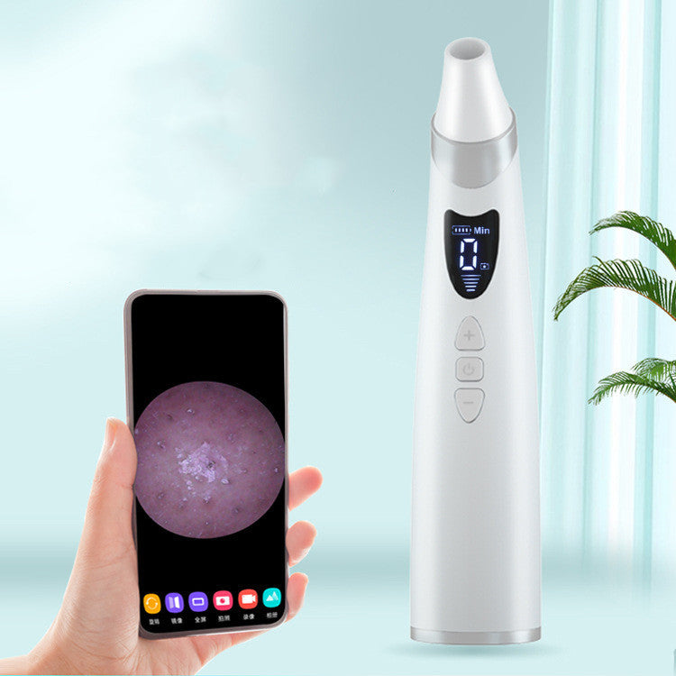 Visual Electric Blackhead Suction Pore Cleaner with 20x Magnification and LED Display Skin Care Tool