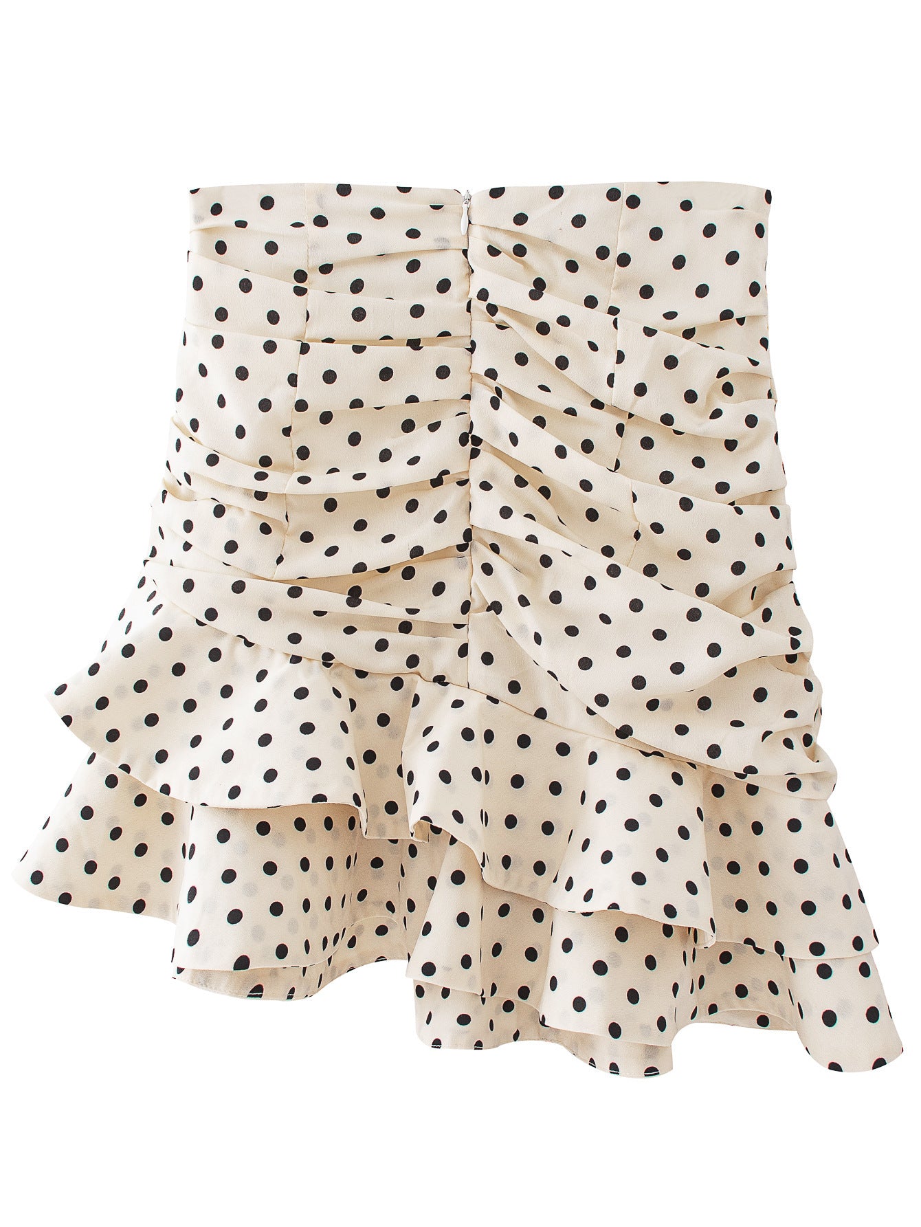 Women's Polka Dot Printed Irregular Skirt