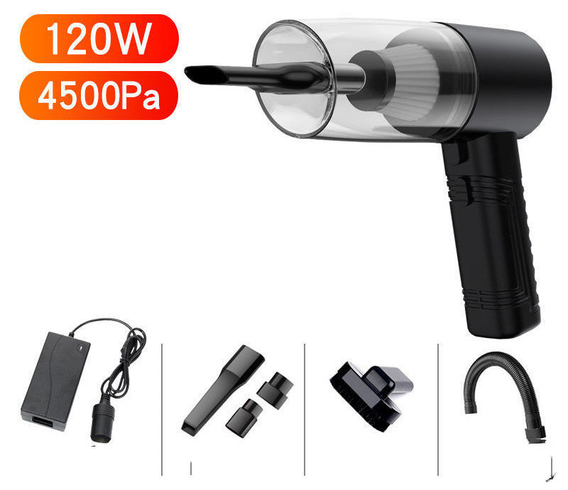 Mini aspirateur de voiture puissant double usage avec accessoires