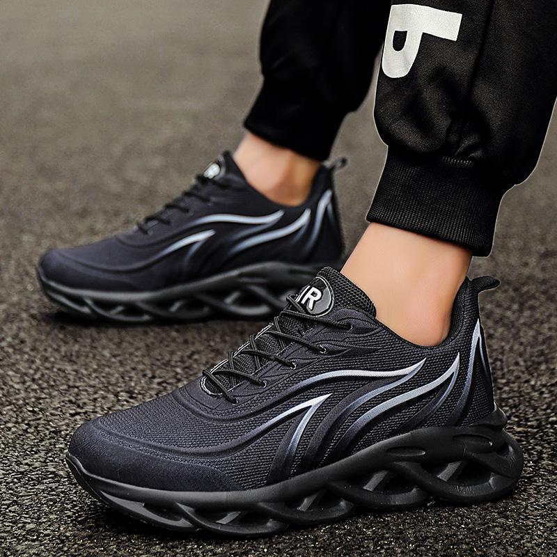 Chaussures de course décontractées style coréen pour hommes et femmes, dessus en maille, semelle en caoutchouc