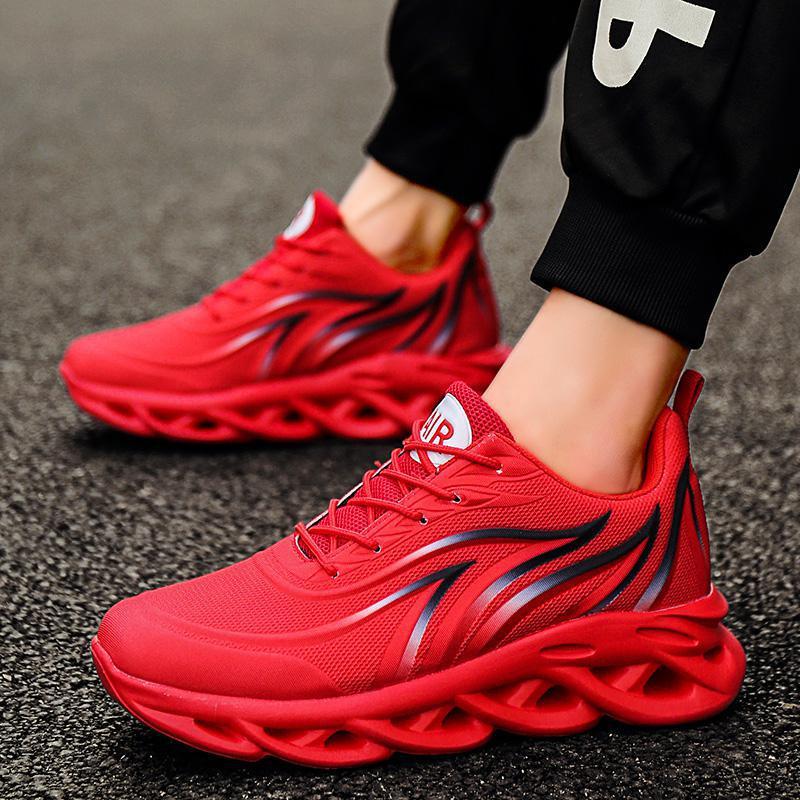 Chaussures de course décontractées style coréen pour hommes et femmes, dessus en maille, semelle en caoutchouc