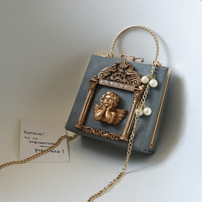 Frame Chain Portable Messenger Small Square Bag