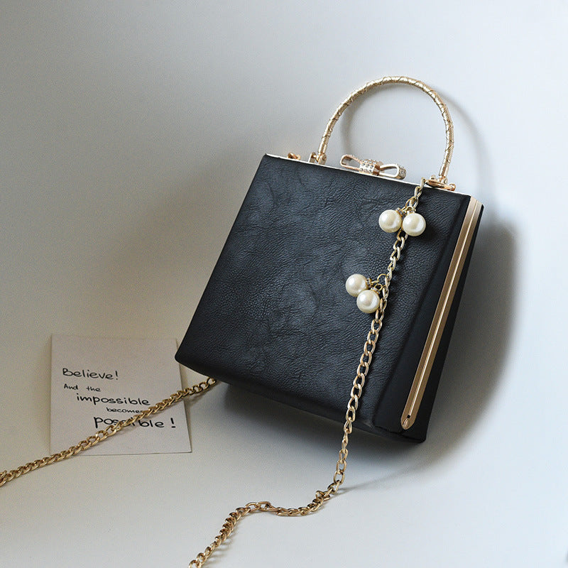 Frame Chain Portable Messenger Small Square Bag