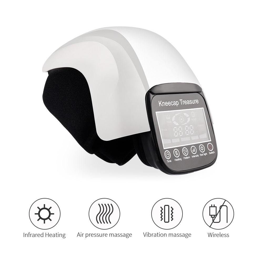 Electric Heating Knee Pad Massager with 2600mAh Battery