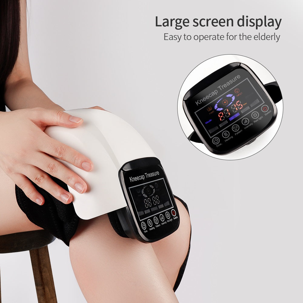 Electric Heating Knee Pad Massager with 2600mAh Battery