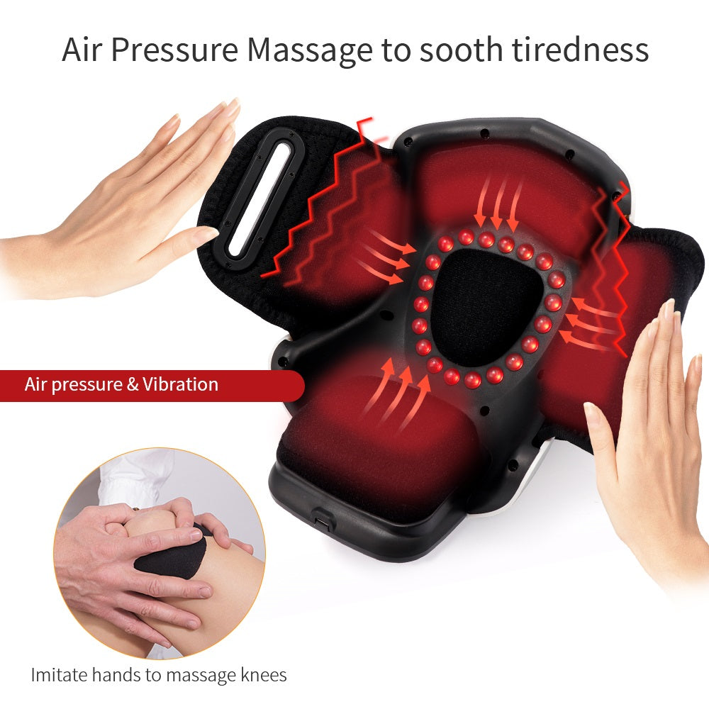 Electric Heating Knee Pad Massager with 2600mAh Battery