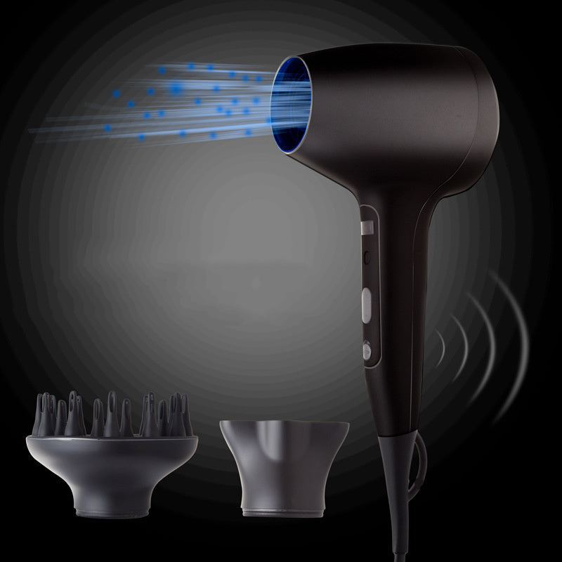 Leafless Smart Hair Dryer with Negative Ion Technology and 5-Speed Touch Control