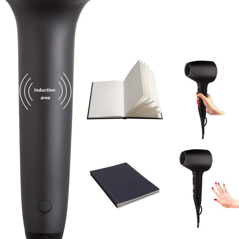 Leafless Smart Hair Dryer with Negative Ion Technology and 5-Speed Touch Control