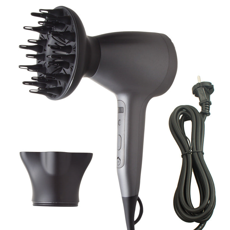 Leafless Smart Hair Dryer with Negative Ion Technology and 5-Speed Touch Control