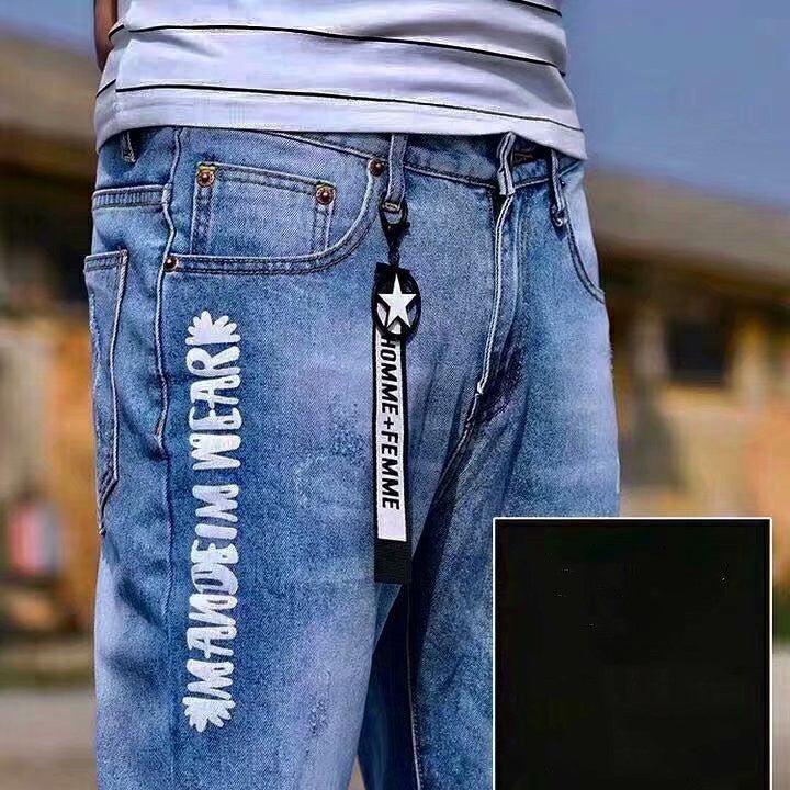 Casual Little Feet Men's 9-Point Loose Cotton Pants