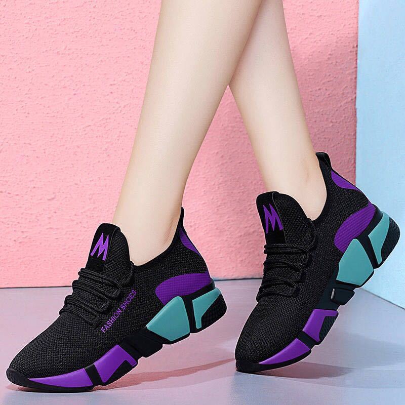 Chaussures de sport plates antidérapantes de loisirs pour femmes