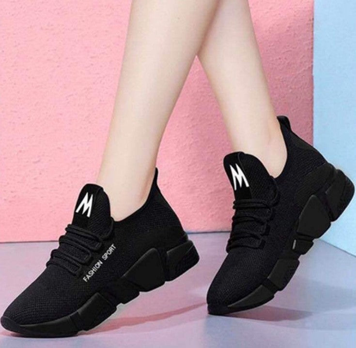 Chaussures de sport plates antidérapantes de loisirs pour femmes