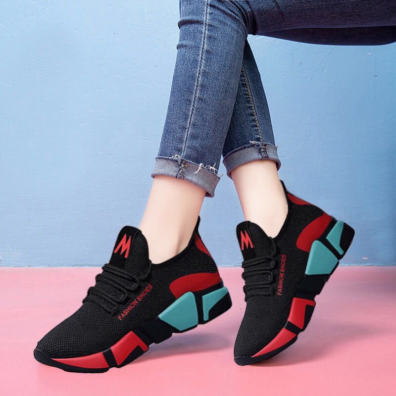 Chaussures de sport plates antidérapantes de loisirs pour femmes