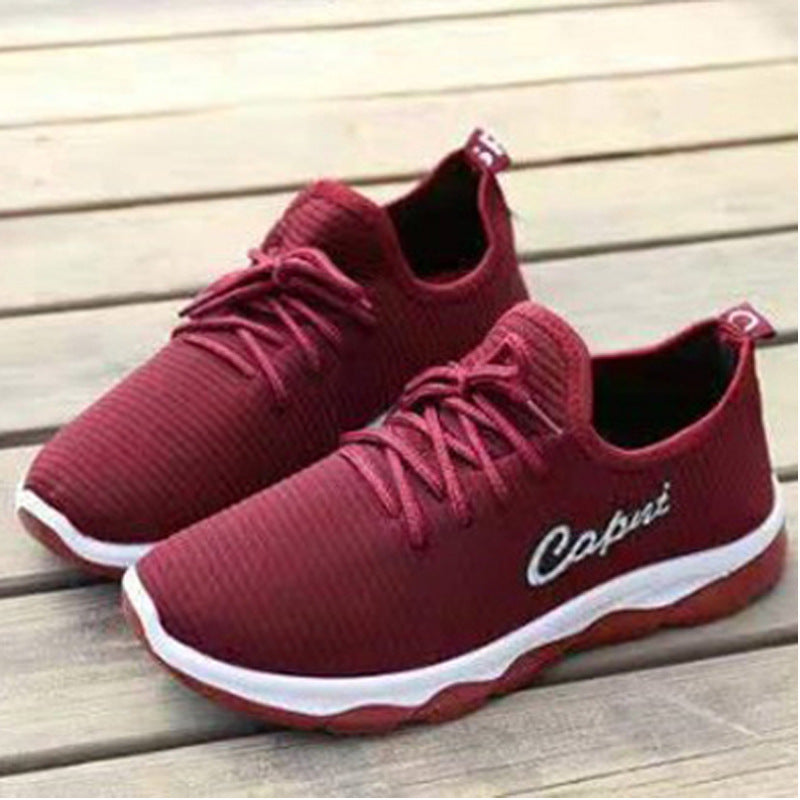 Chaussures de sport plates antidérapantes de loisirs pour femmes