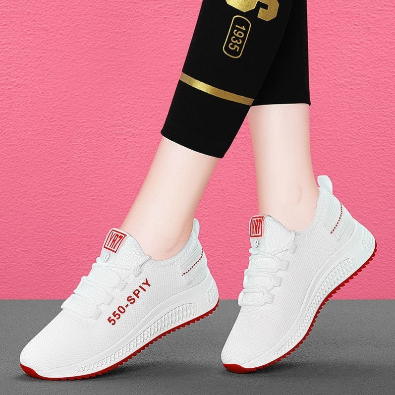 Chaussures de sport plates antidérapantes de loisirs pour femmes