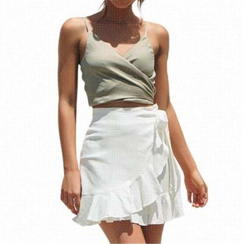 Elegant Casual Waisted Skirt Dress for Women