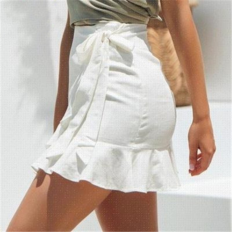 Elegant Casual Waisted Skirt Dress for Women
