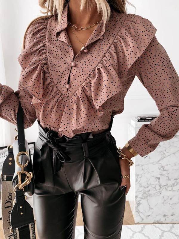 Women’s Casual Long Sleeve Blouse Shirt