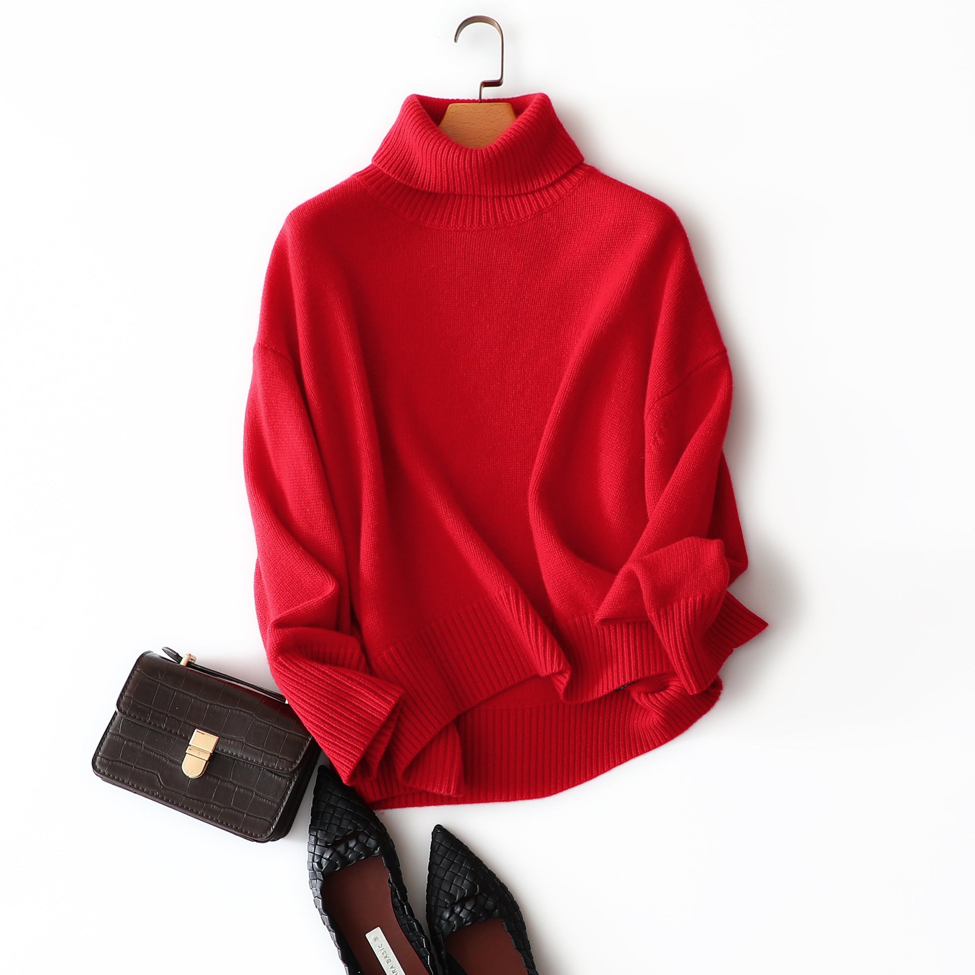 Kasanna Cashmere Turtleneck Sweater