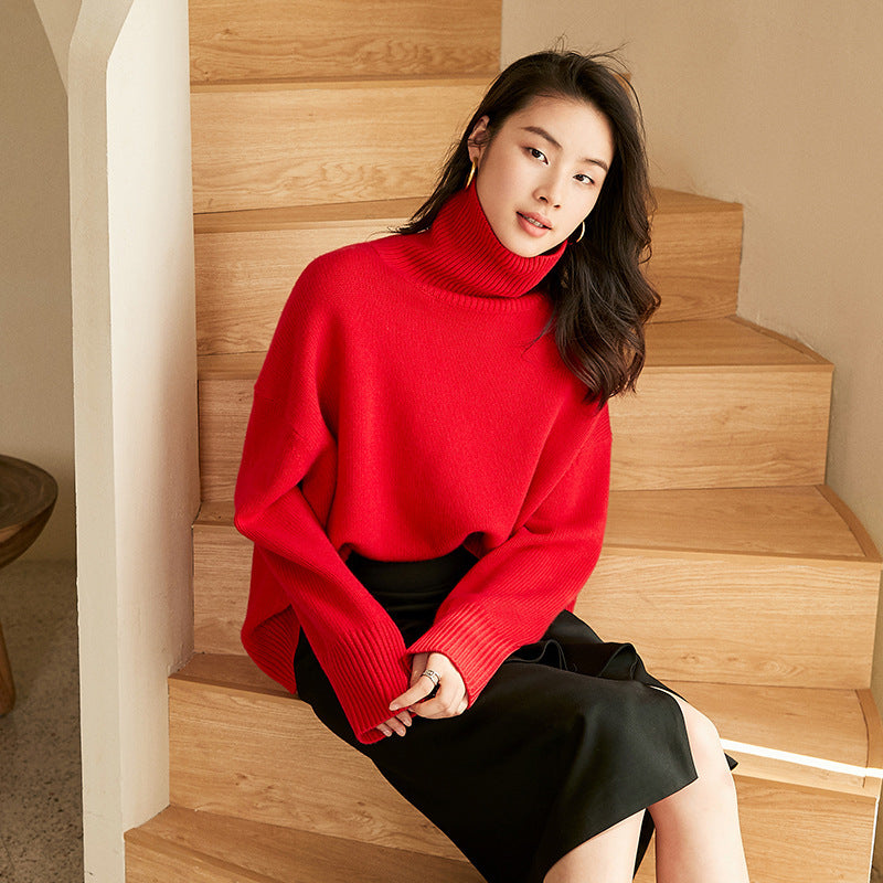Kasanna Cashmere Turtleneck Sweater
