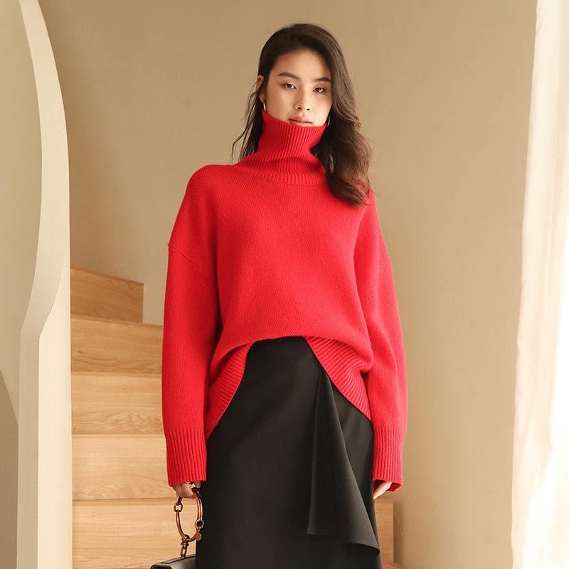 Kasanna Cashmere Turtleneck Sweater