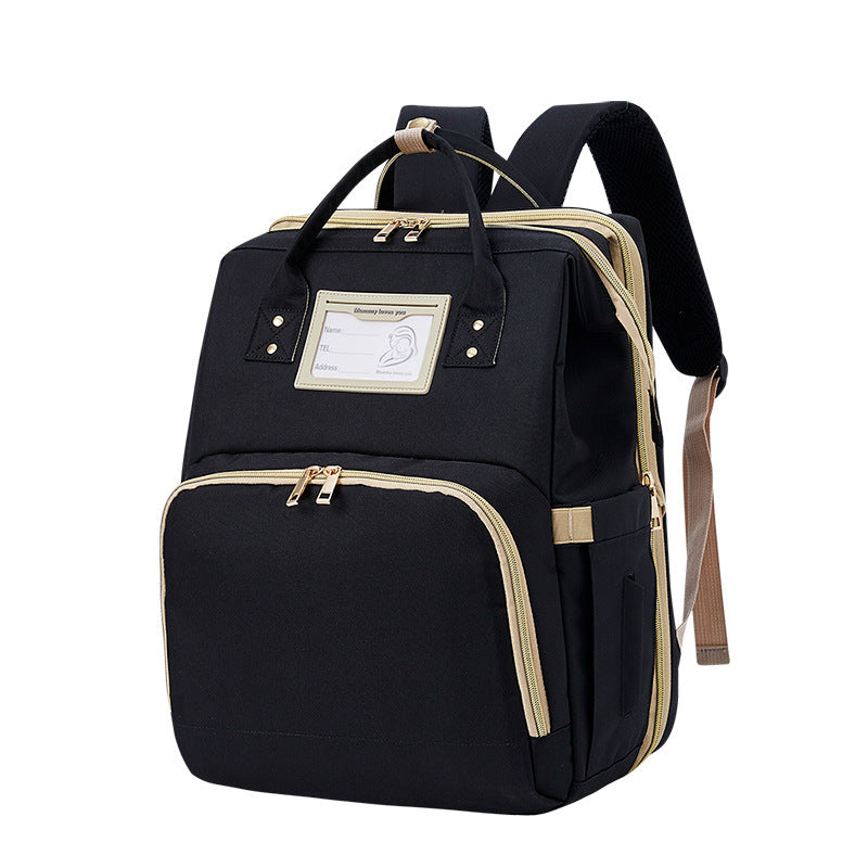 Portable Multifunctional Double Shoulder Mommy Bag