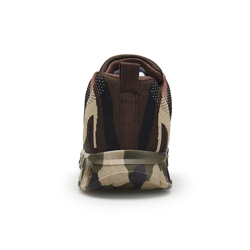 Men's Camouflage Flying Knit Outdoor Casual Sports Shoes