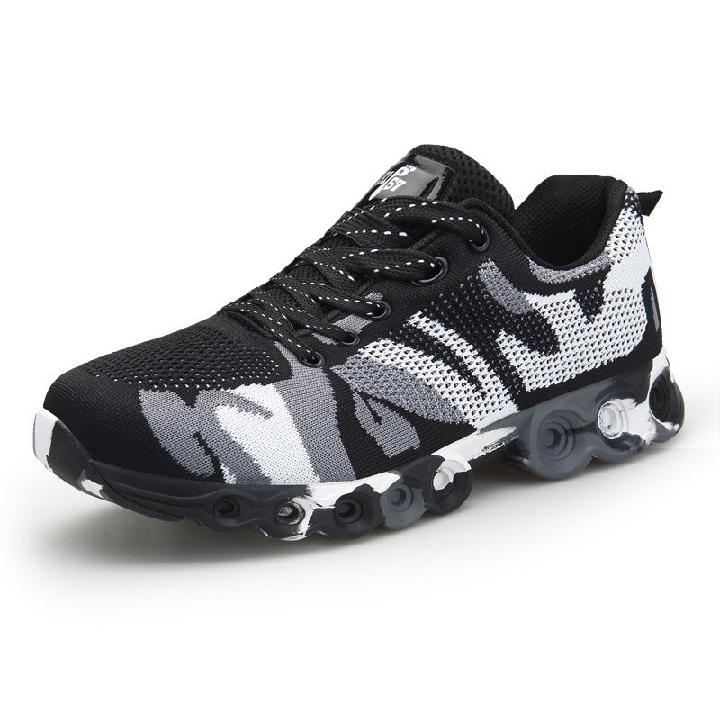 Men's Camouflage Flying Knit Outdoor Casual Sports Shoes
