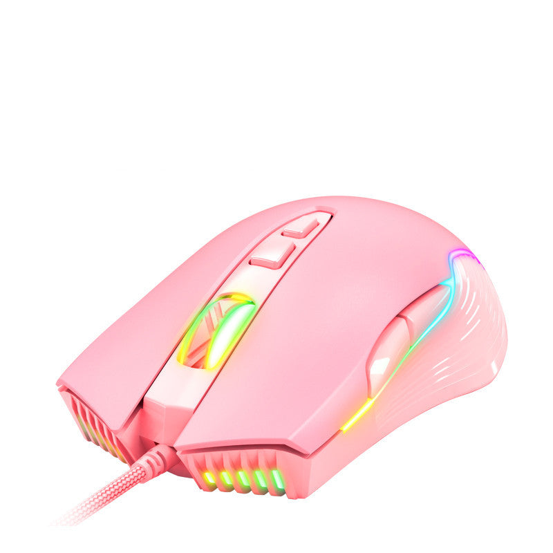 Mechanical Wired Gaming Mouse 6400DPI RGB for Desktop Notebook