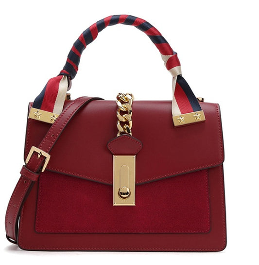 New Fashion One-shoulder, Red Female Bag Portable Kelly