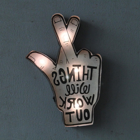 LED Neon Sign Metal Poster Wall Decoration Bar Club Cafe Light 26.5x5x40CM
