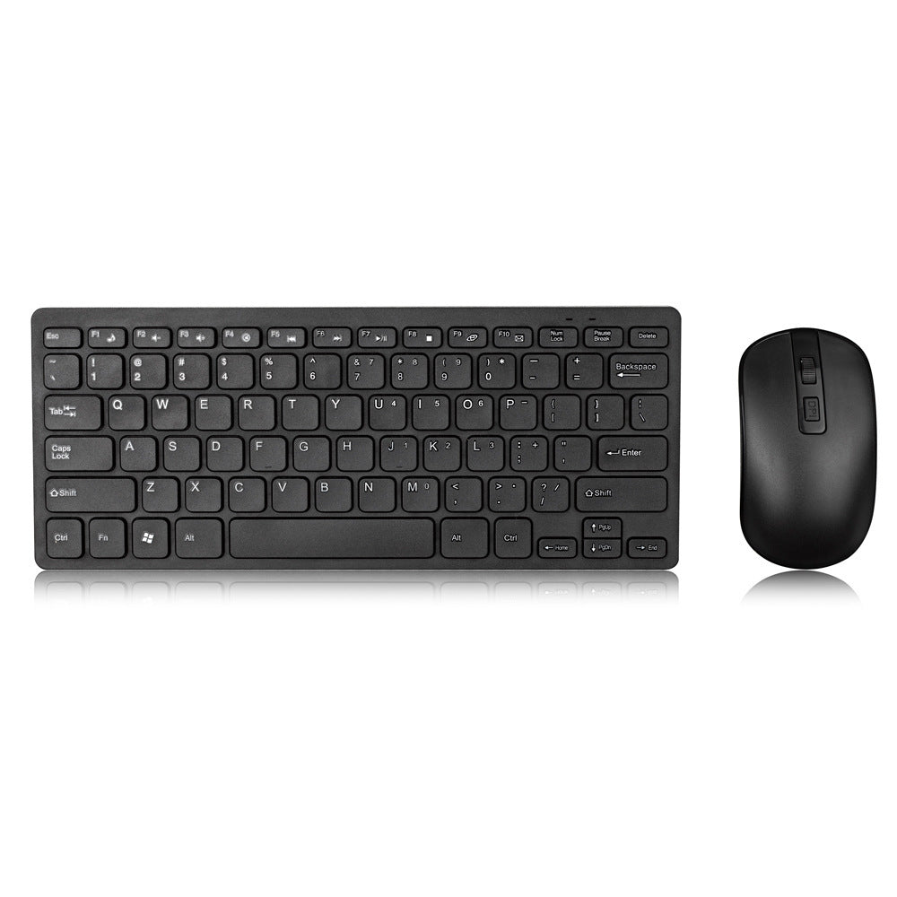 Ensemble clavier et souris sans fil Chocolat USB 1200DPI